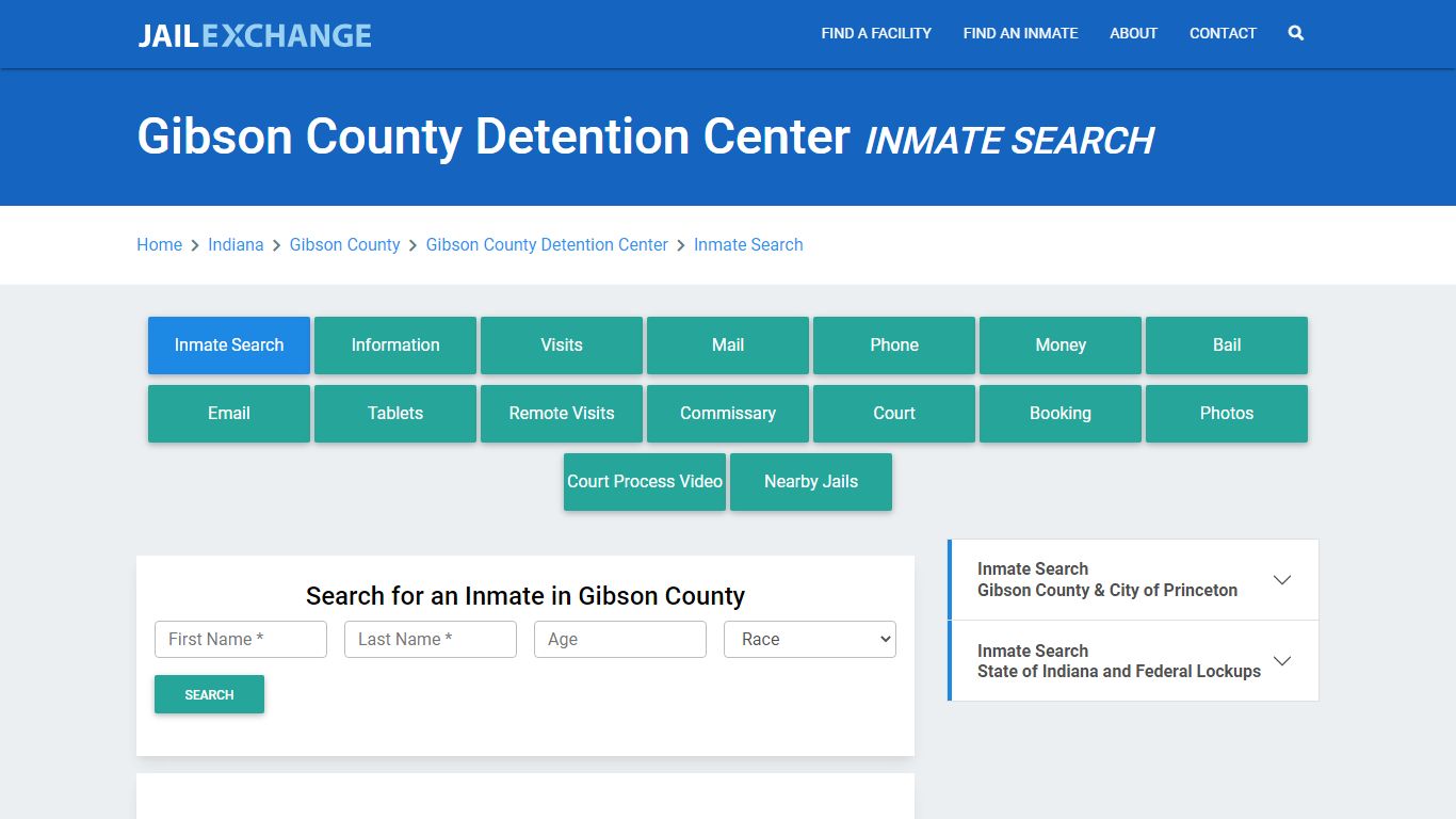 Gibson County Detention Center Inmate Search - Jail Exchange